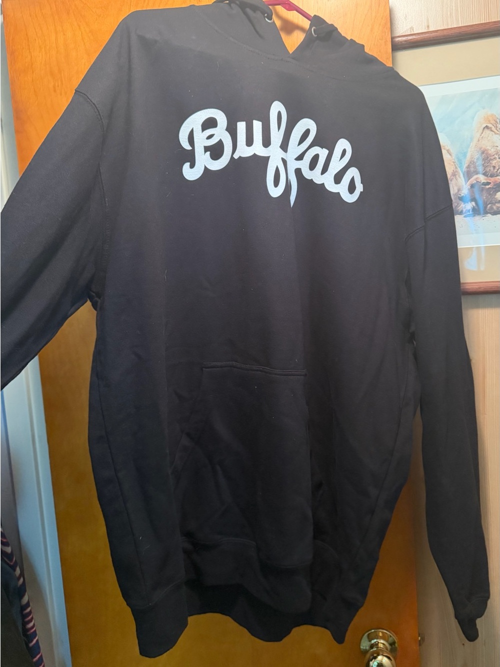 Buffalo Black Hoodie Sweatshirt